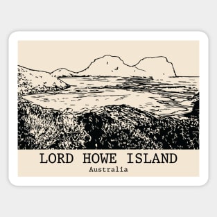 Lord Howe Island Group - Australia Sticker